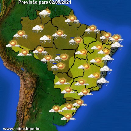 CondiÃ§Ã£o de tempo Brasil