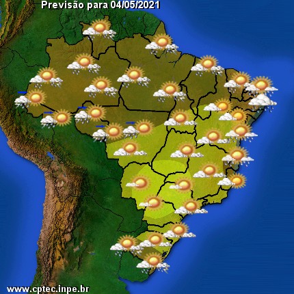 Condição de tempo Brasil