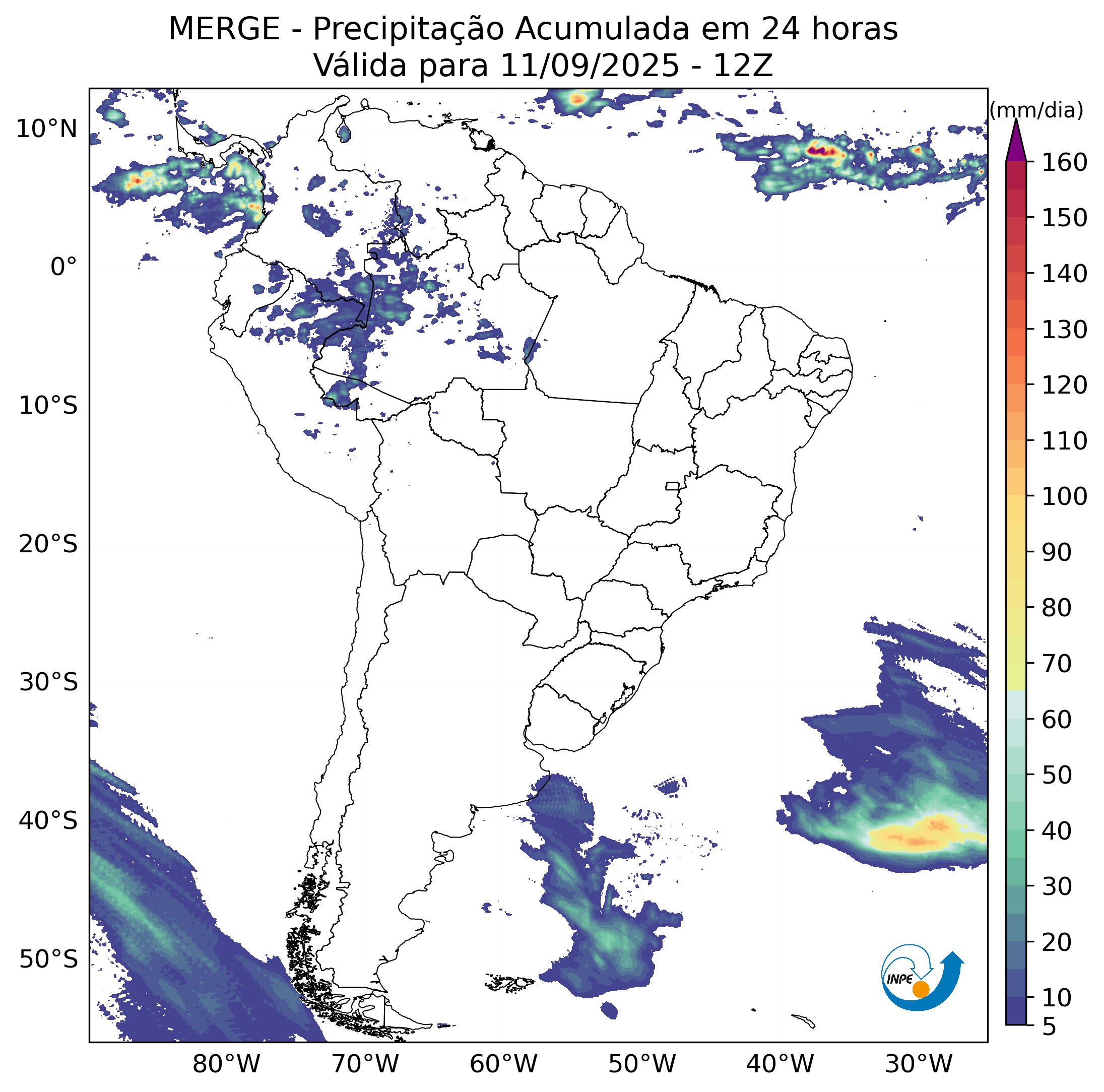 Clima Monitoramento Brasil - CPTEC/INPE