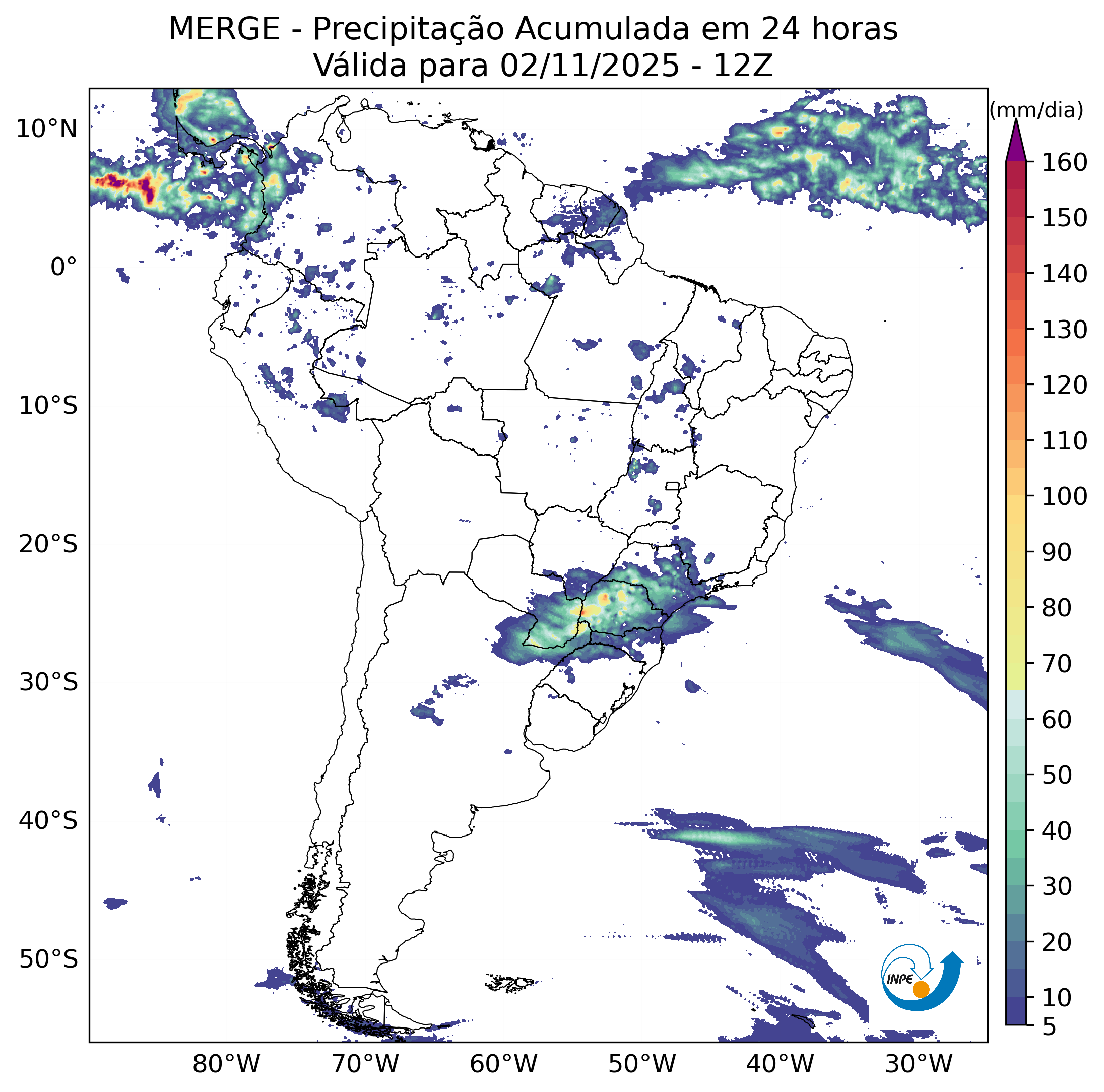 Preciptação Observada